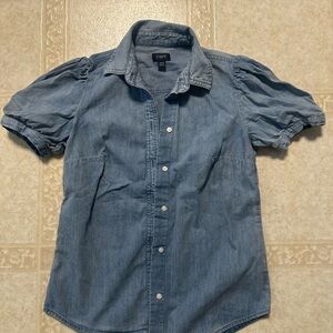 J. Crew Light Denim Chambray Shirt